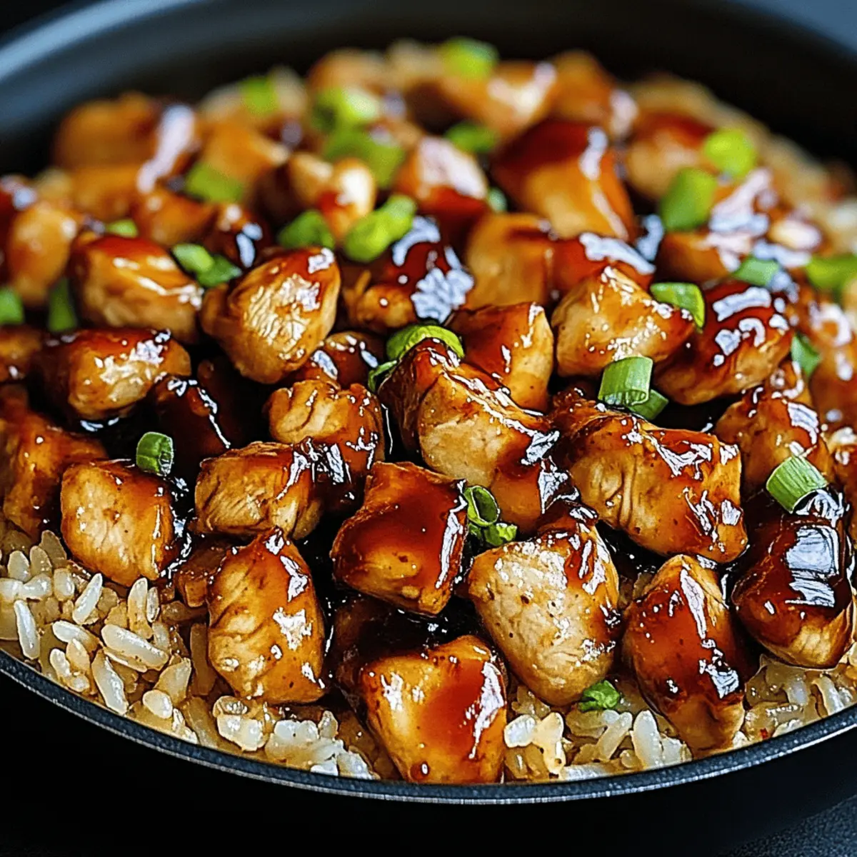 One-Pan Bold Honey BBQ Chicken Rice for Effortless Comfort