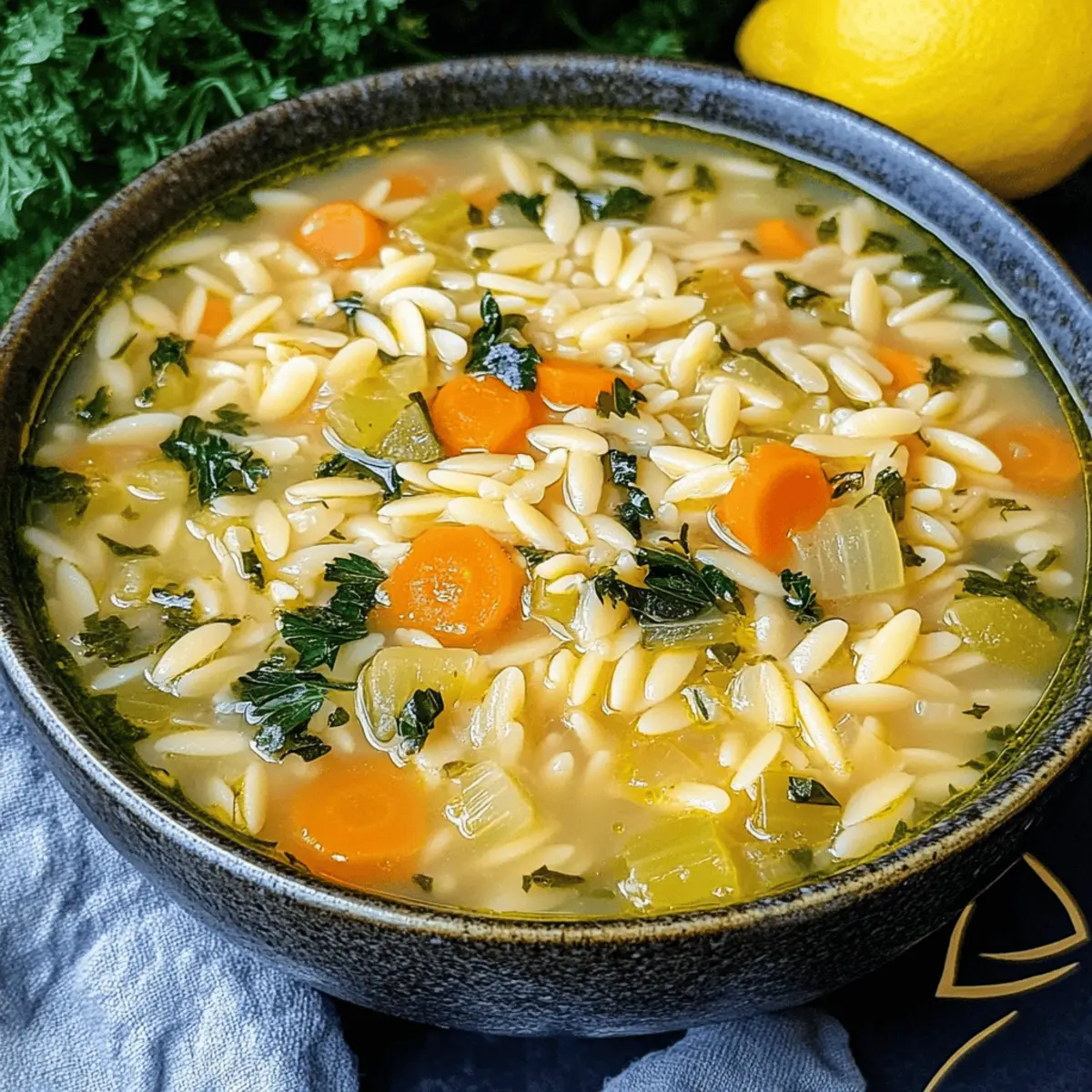 Hearty Orzo Vegetable Soup to Brighten Your Day