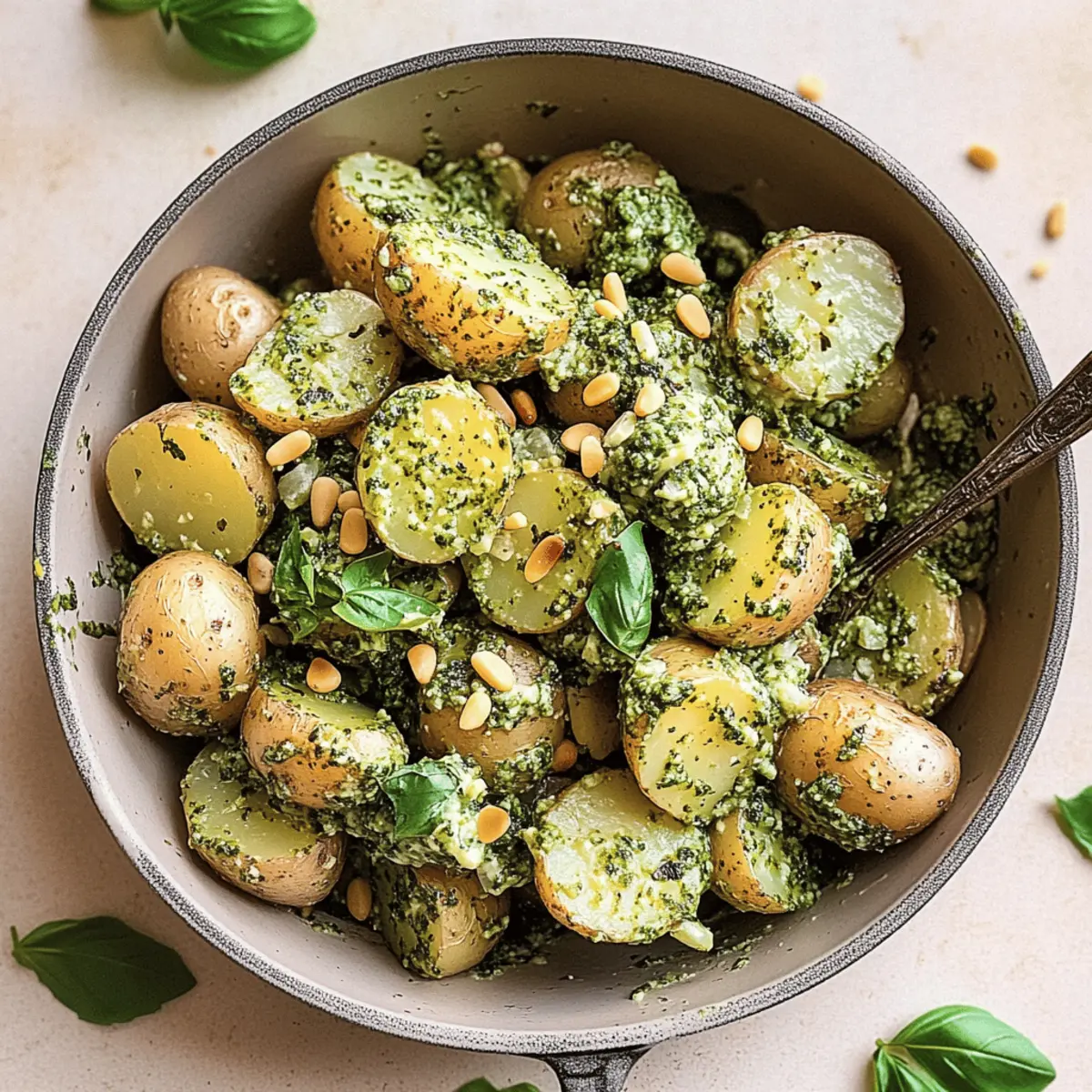 Creamy Pesto Potato Salad for a Zesty Summer Feast