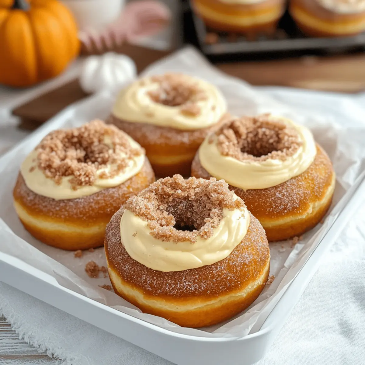 Pumpkin Spice Cheesecake Doughnuts: Fall’s Sweetest Indulgence
