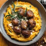 Roasted Carrot and Lentil Salad with Hummus