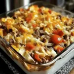 Savory Cabbage Beef Bake