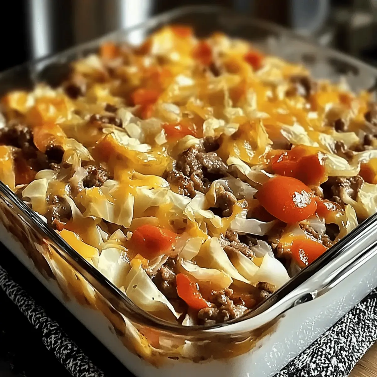 Savory Cabbage Beef Bake: Comfort Food in One Pan