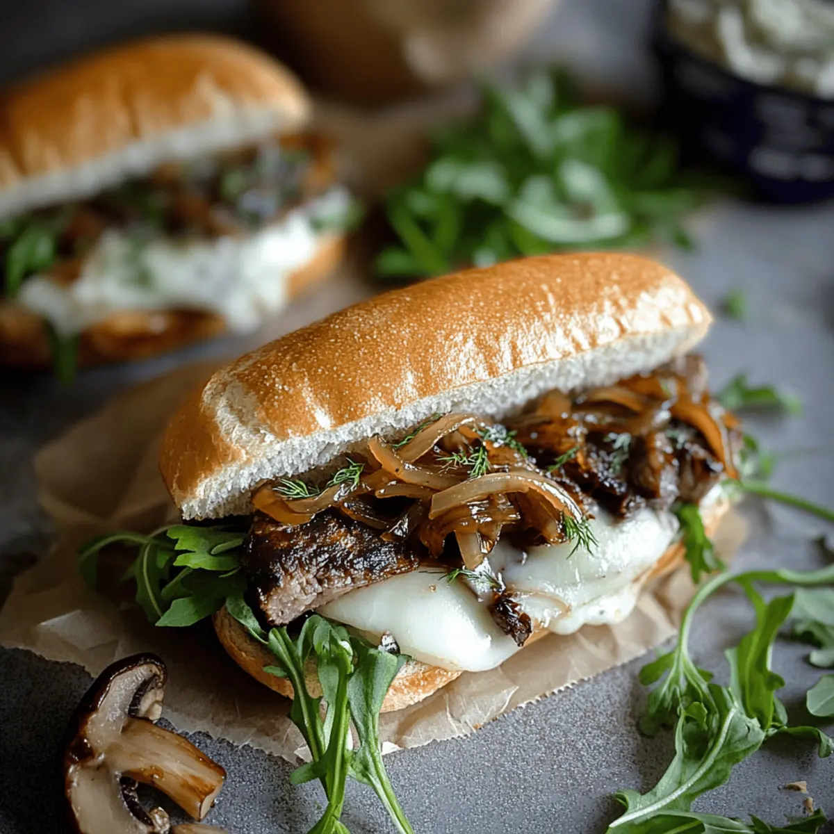 Juicy Steak Sandwich with Caramelized Onions to Devour