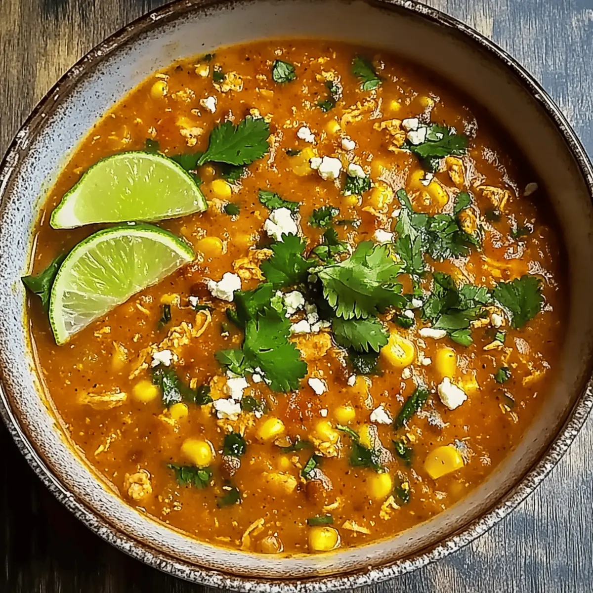 Savory Street Corn Chicken Chili That's Pure Comfort in a Bowl