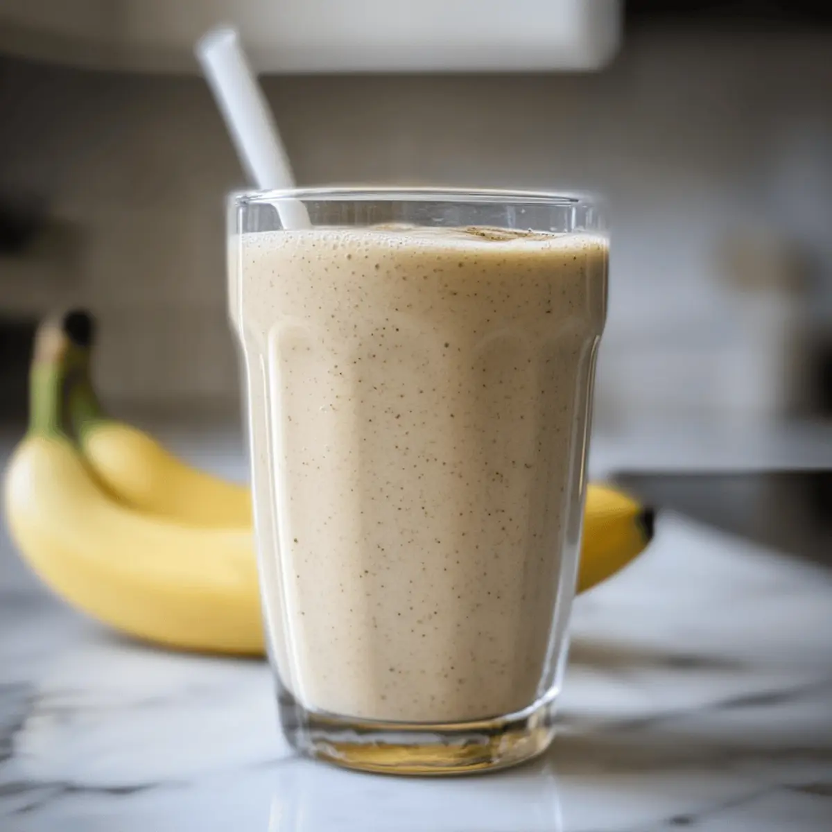 Creamy Vanilla Cinnamon Banana Smoothie for Guilt-Free Bliss