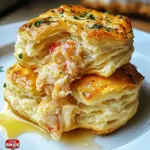Crab Stuffed Cheddar Bay Biscuit