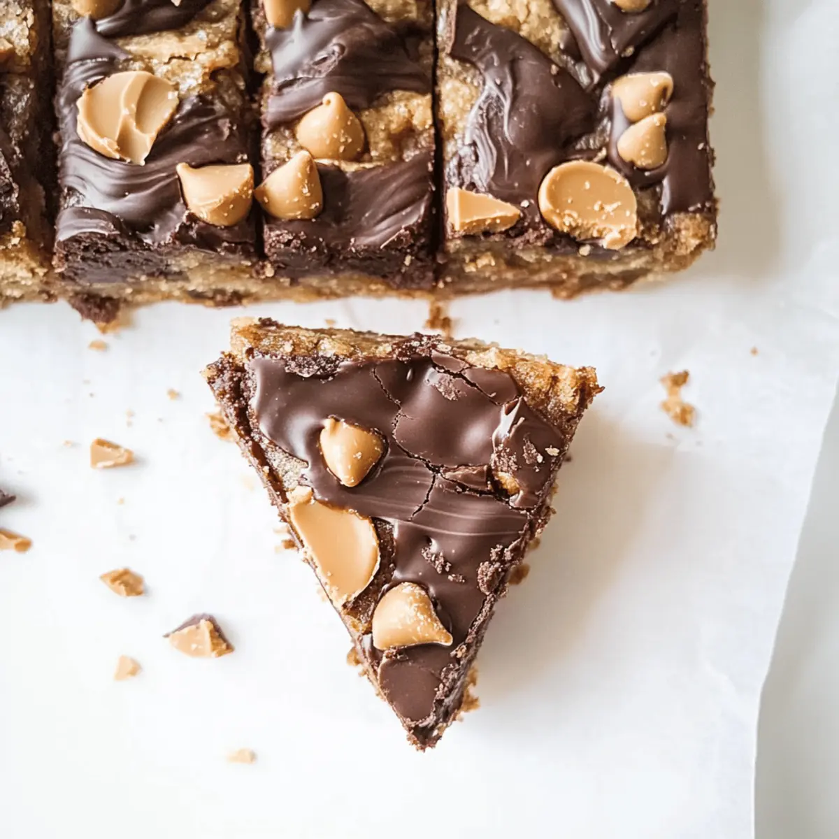 Die For Peanut Butter Chocolate Blondies You'll Crave Daily