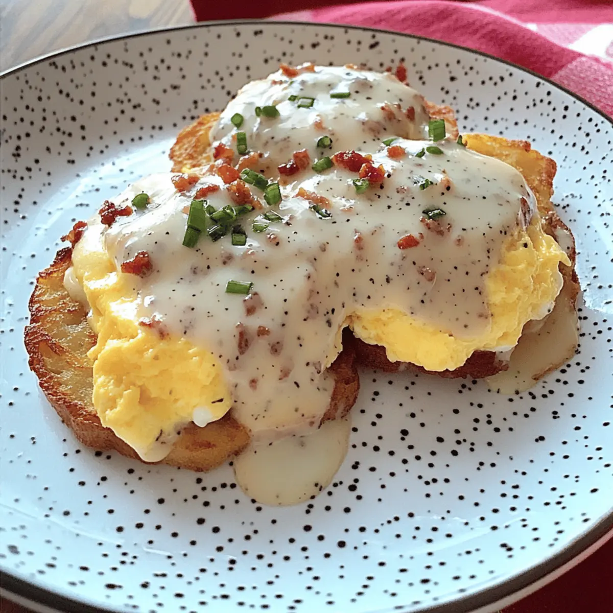 Egg Topped Hash Browns: Comfort Food Bliss in Minutes