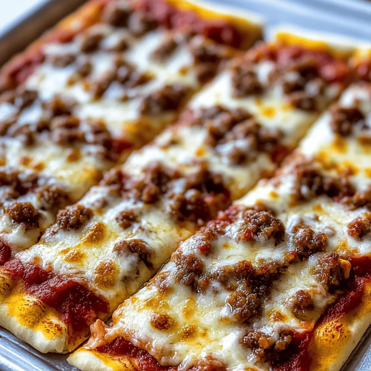 Homemade School Cafeteria Pizza That Takes You Back