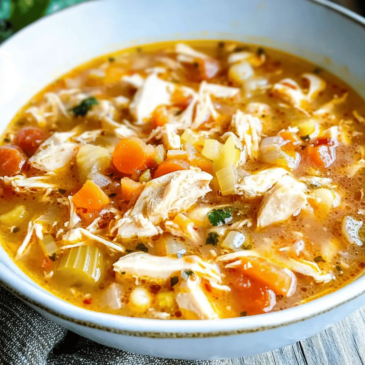 Savor the Comfort of Homemade Sicilian Chicken Soup