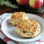 White Cheddar, Bacon, and Apple Biscuits