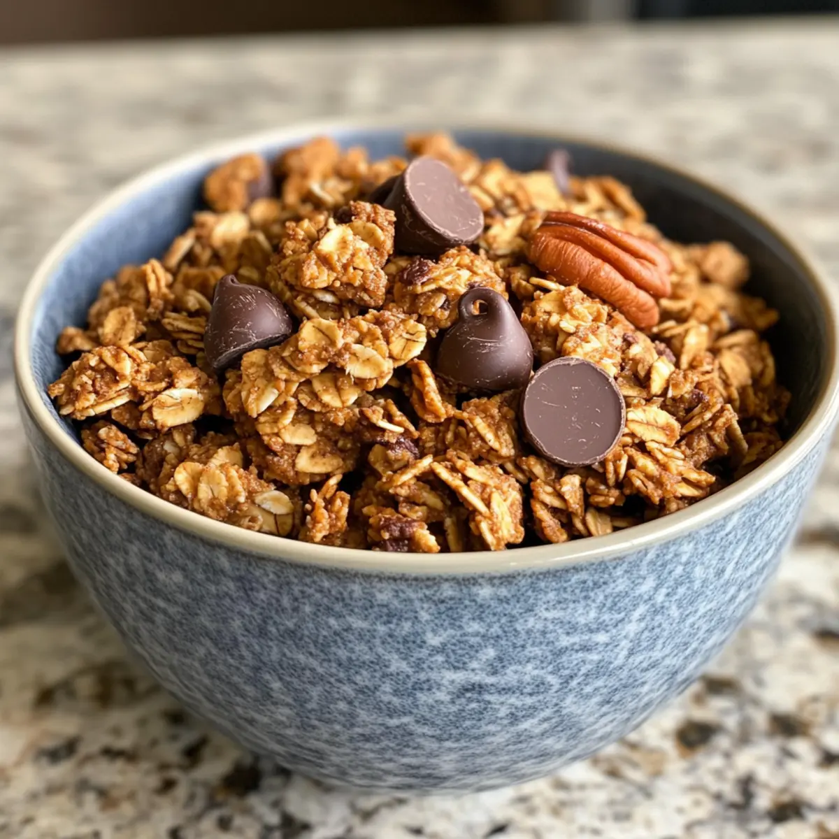 Delicious Pumpkin Chocolate Chip Granola for Fall Snacking