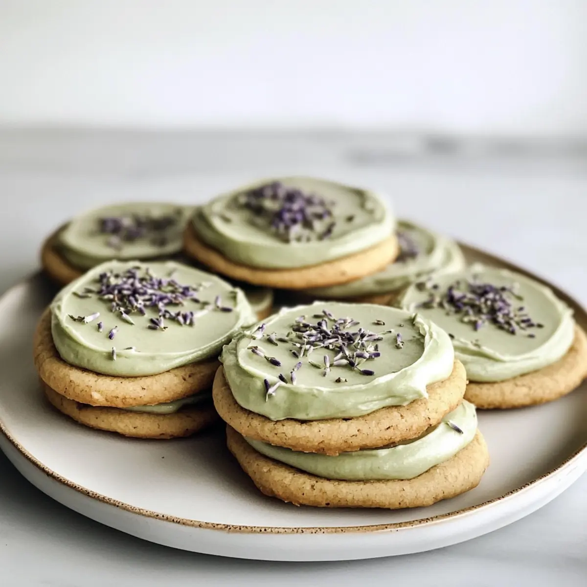 Delightful Matcha Lavender Sugar Cookies for Tea Lovers