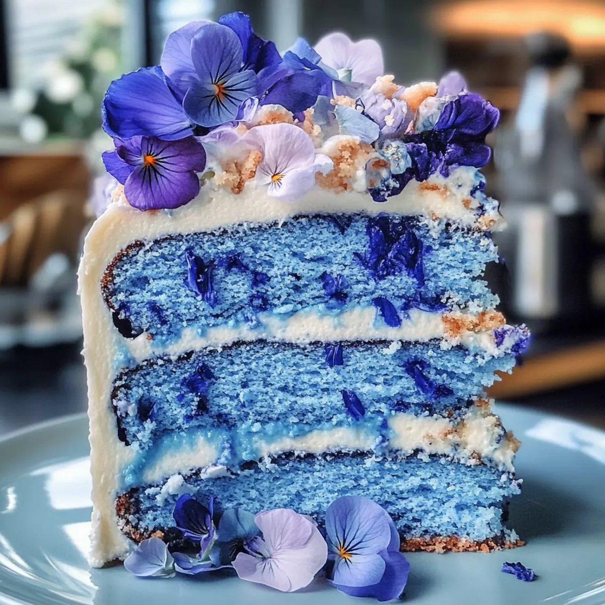 Butterfly Pea Flower Cake: A Magical, Colorful Treat