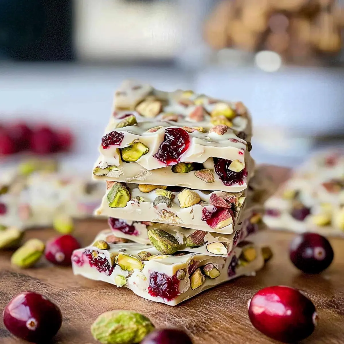 Delicious Cranberry Pistachio White Chocolate Bark in Minutes