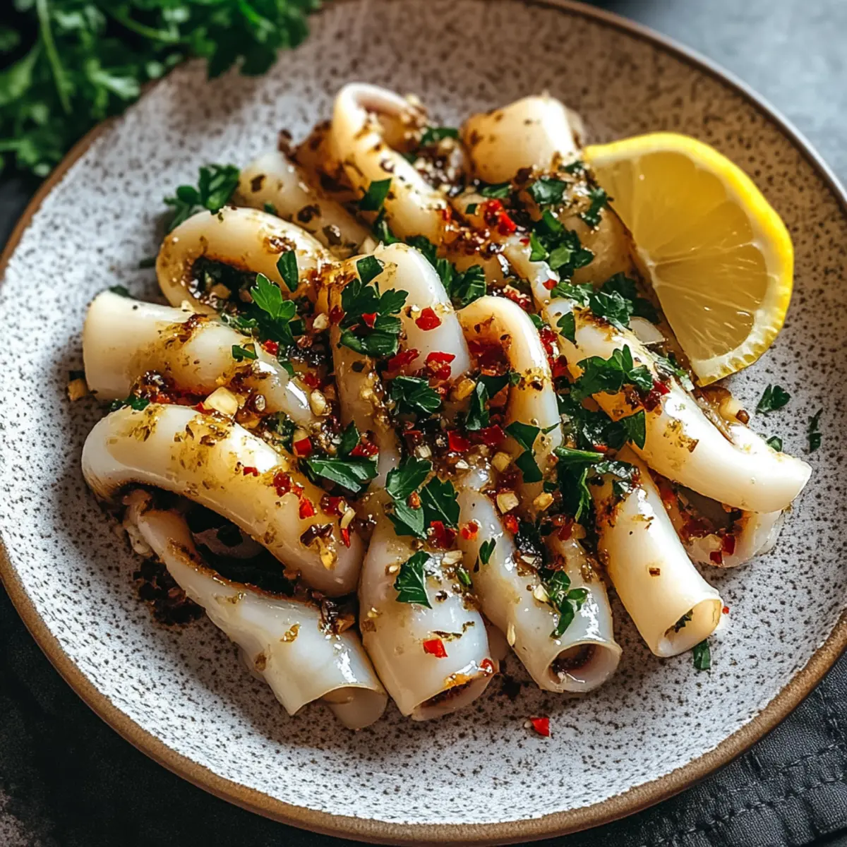Grilled Garlic Chili Squid: Your Quick Seafood Sensation