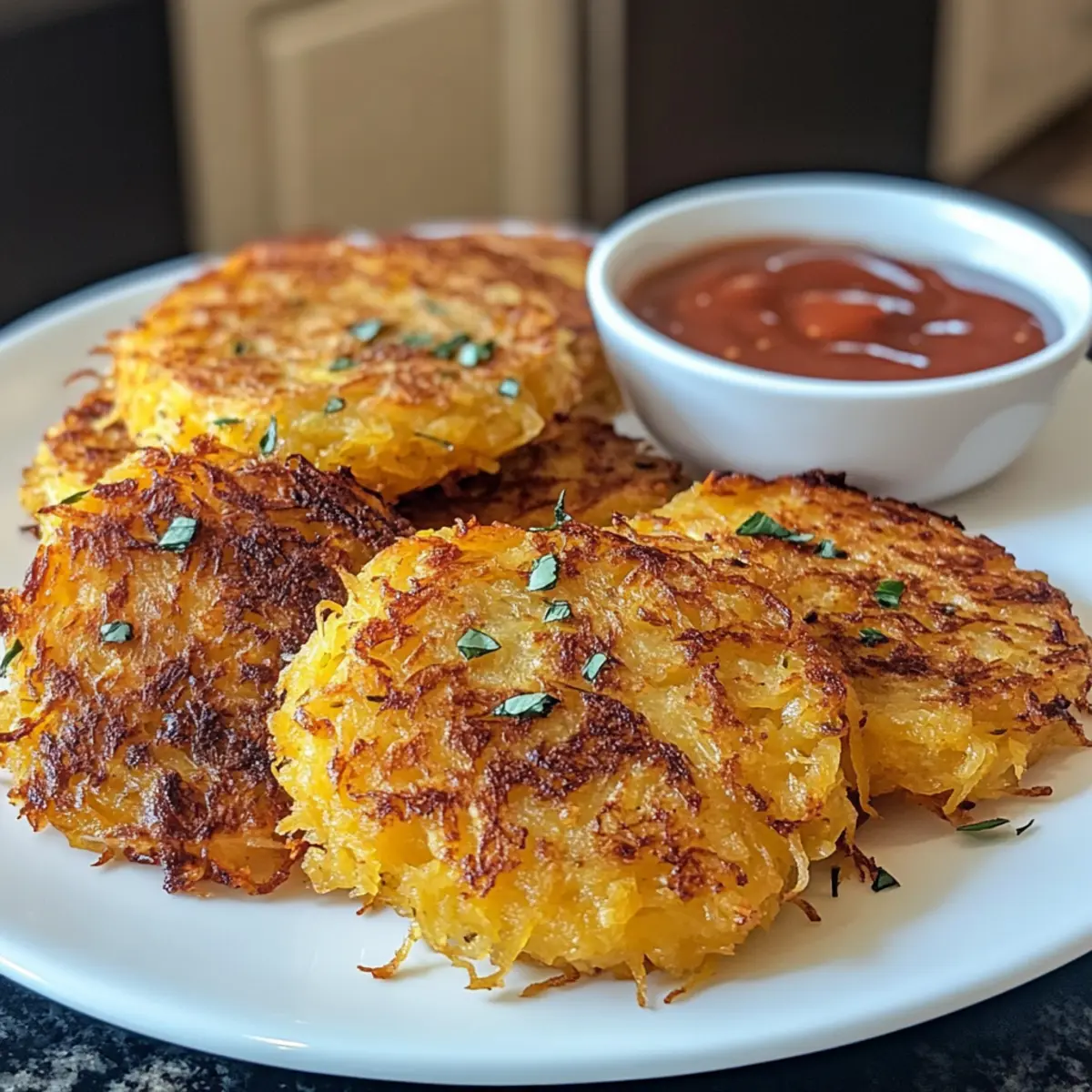 Crispy Spaghetti Squash Hash Browns for a Healthy Twist