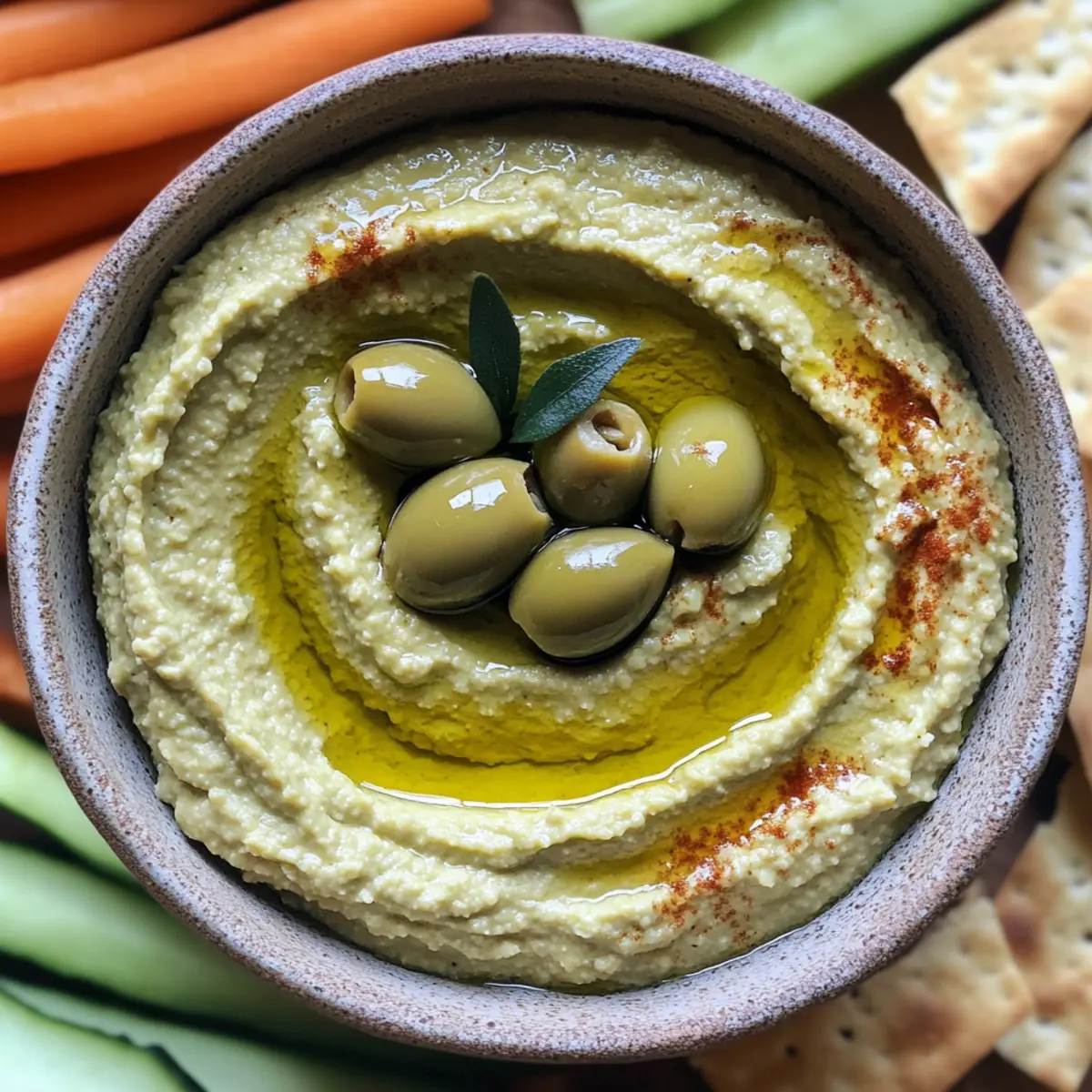 Savory Olive Hummus: A Creamy Vegan Delight in Minutes