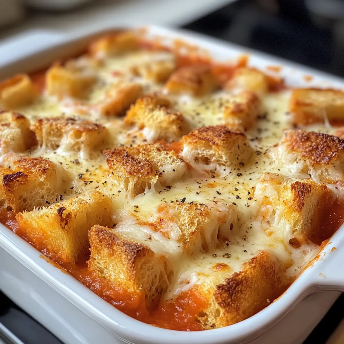 Cozy Tomato Soup and Grilled Cheese Casserole Delight