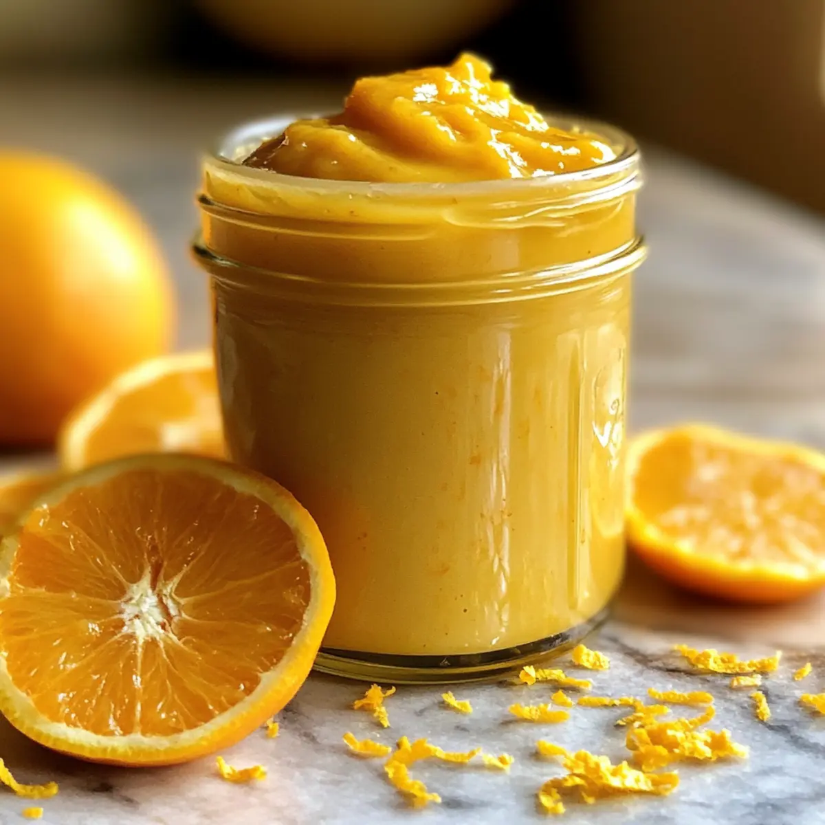 Thick and Creamy Homemade Orange Curd (Eggless, Dairy-Free)