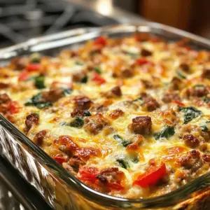 Overnight Italian Breakfast Casserole