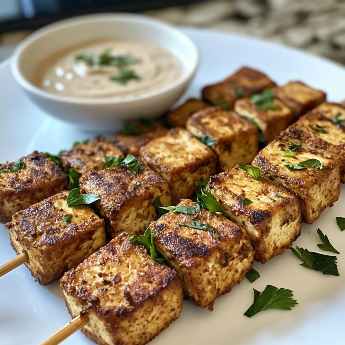 Savor the Flavor: Homemade Middle Eastern Tofu Kebabs
