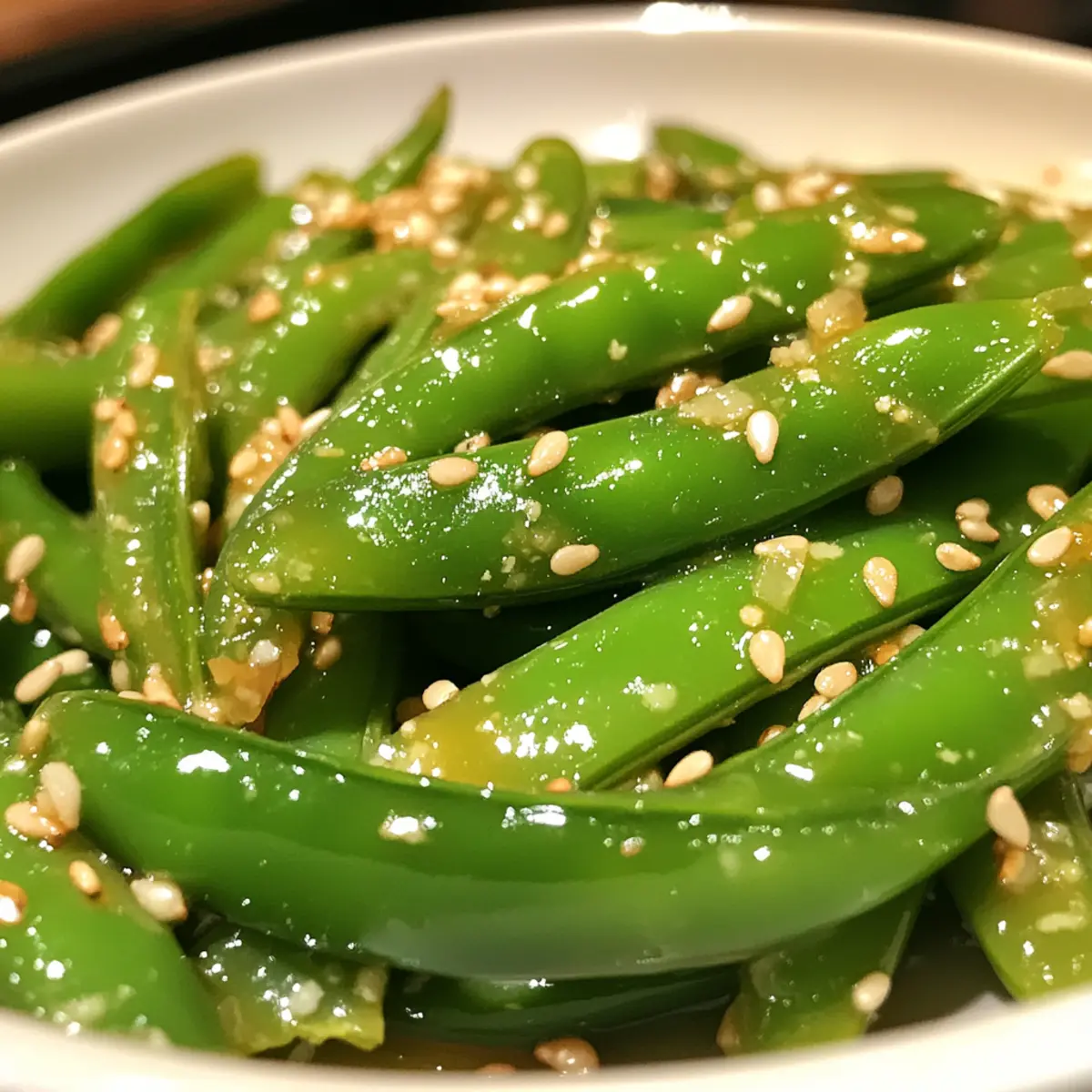 Savory Sesame Ginger Snap Peas for a Quick Healthy Side