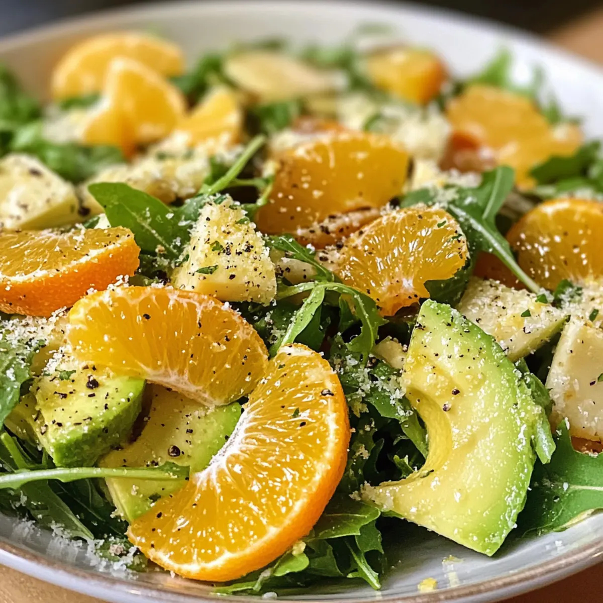 Fresh Hearts of Palm Salad with Citrus and Avocado Delight