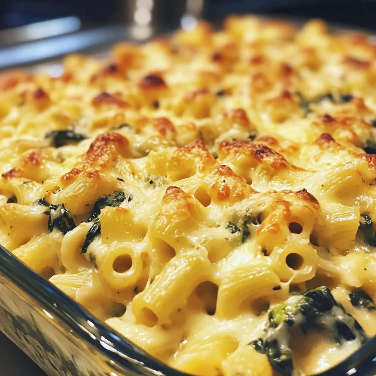 Creamy Spinach Artichoke Macaroni & Cheese for Cozy Nights