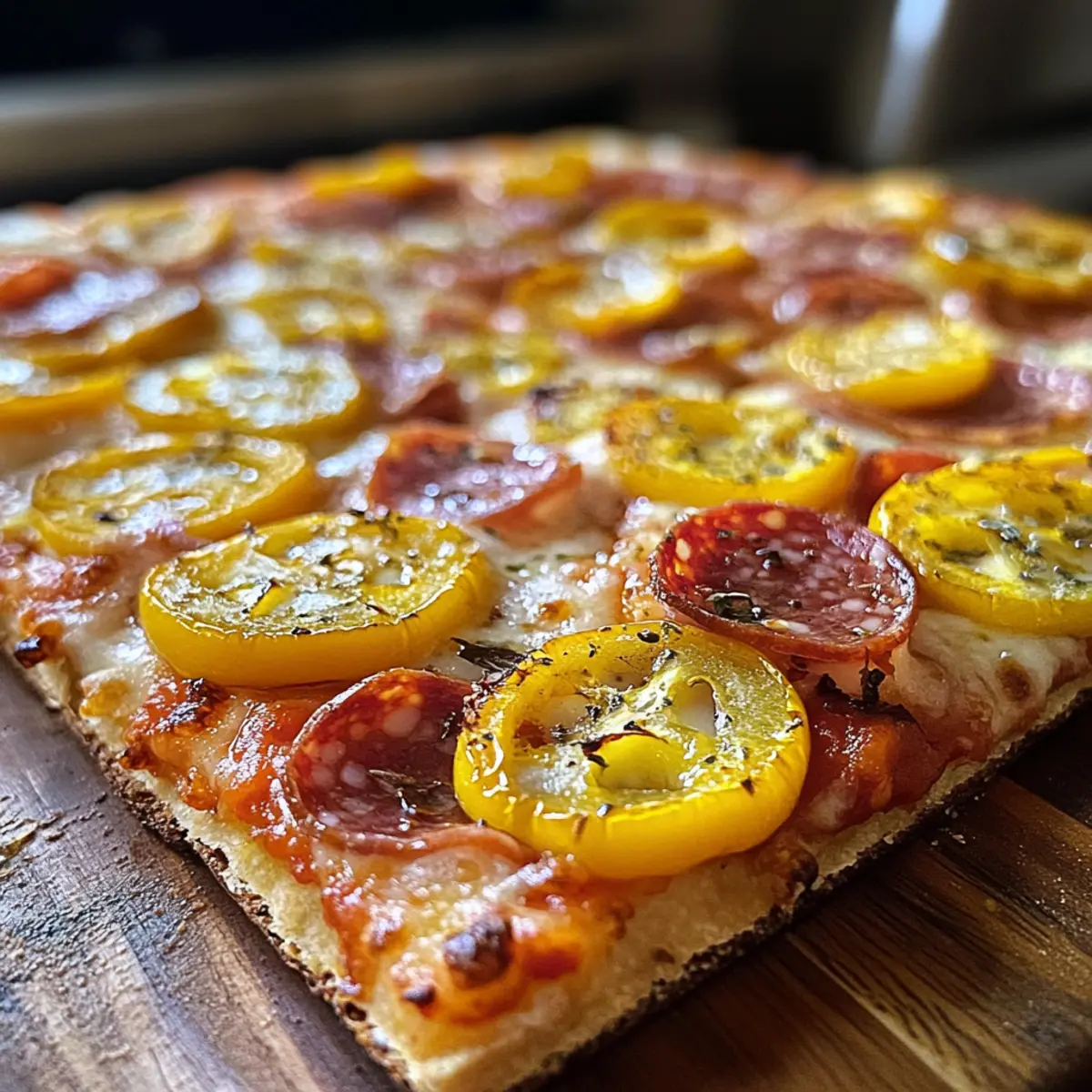 Deliciously Spicy Banana Pepper Pizza for Family Night