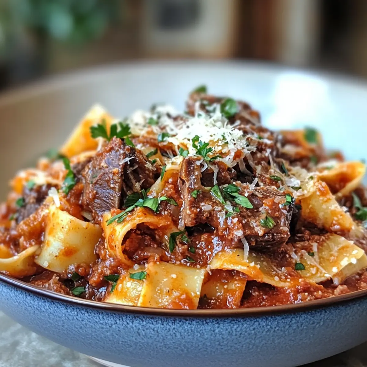 Dutch Oven Short Rib Ragu with Pappardelle for Cozy Nights