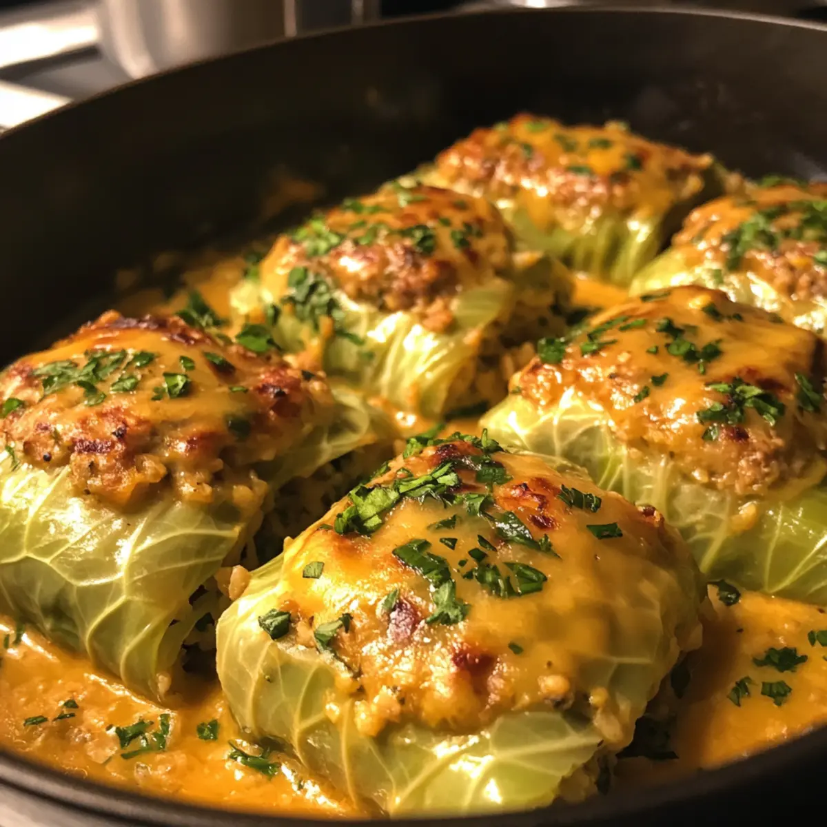 Heavenly Stuffed Cabbage Rolls with Zesty Egg-Lemon Sauce