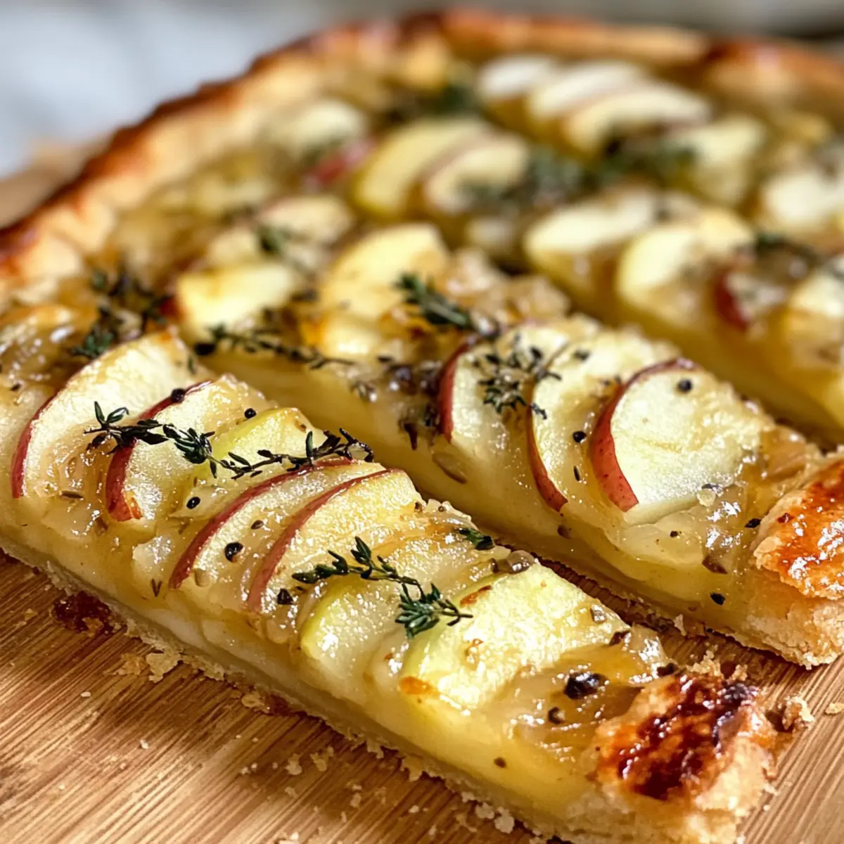 Savory Apple Thyme Tart: A Quick Comfort Food Delight