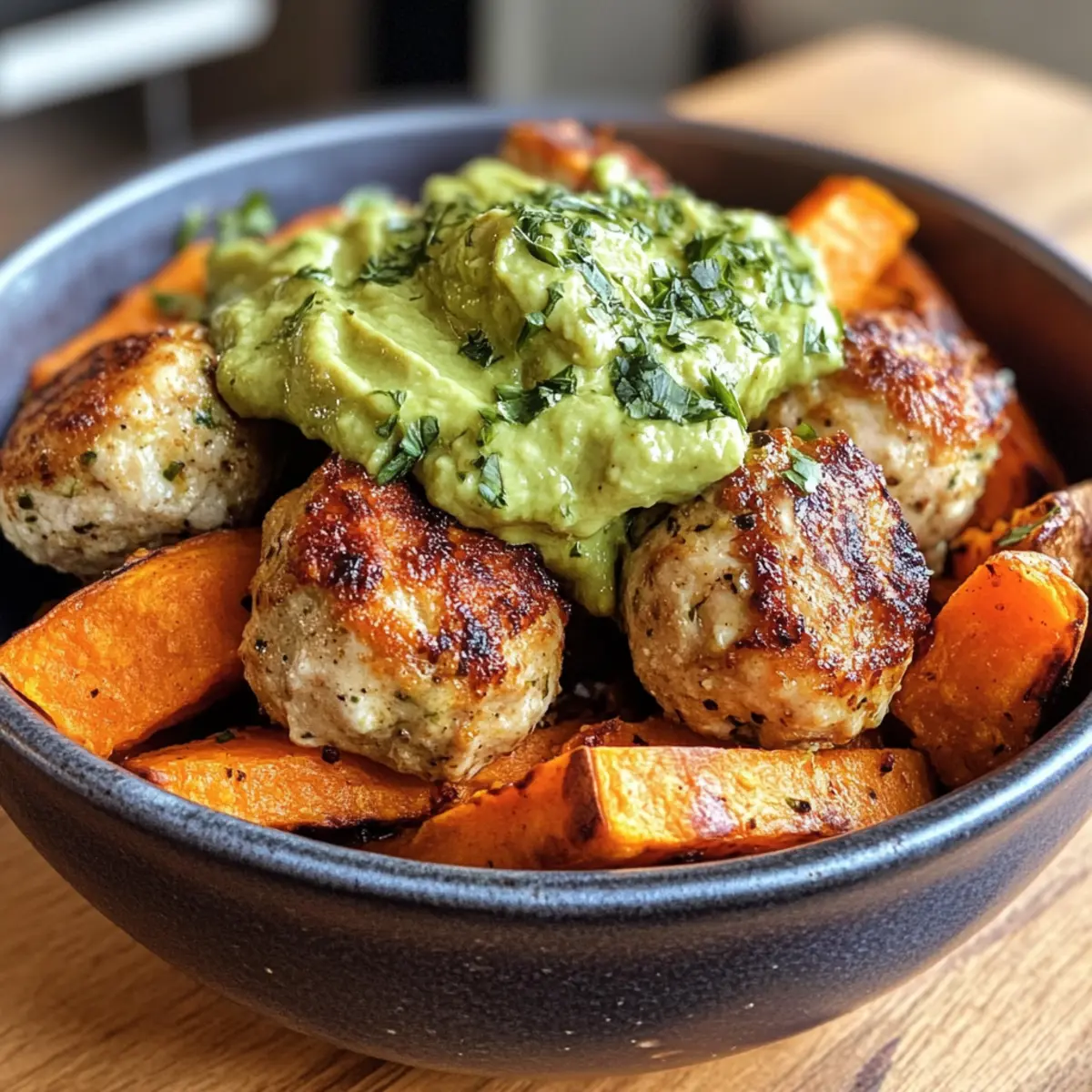 Avocado Mojo Bowls with Sweet Potato and Chicken Delight