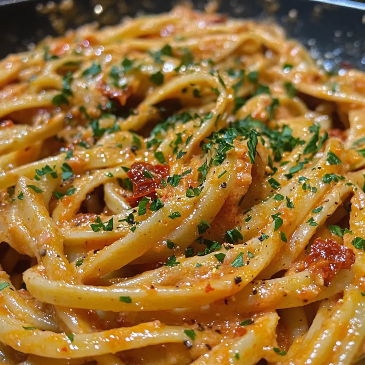 Linguine with Creamy ‘Nduja Tomato Sauce: A Spicy Comfort Meal