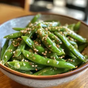 Sesame Ginger Snap Peas