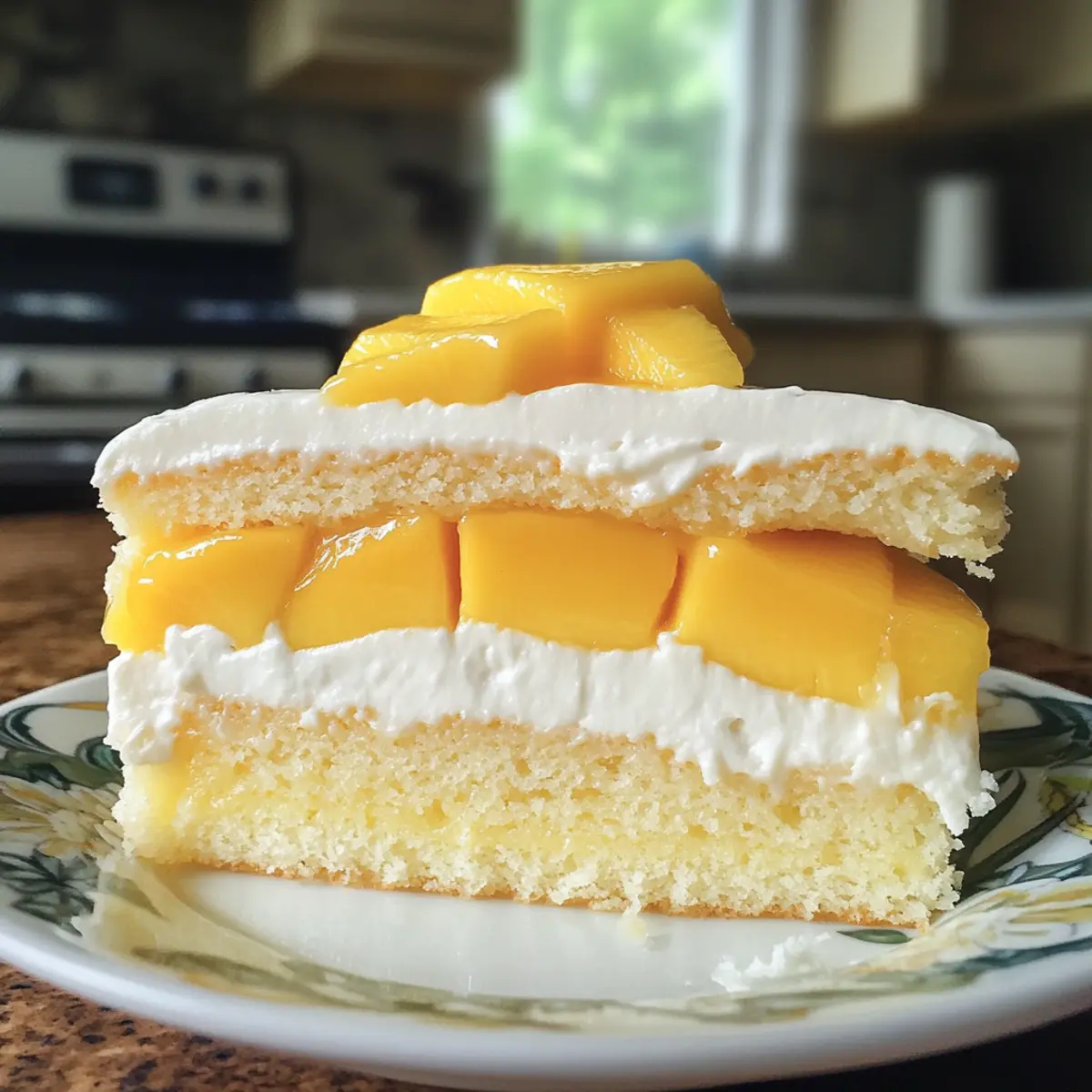 Mini Mango Yuzu Chantilly Cake that Dances on Your Palate