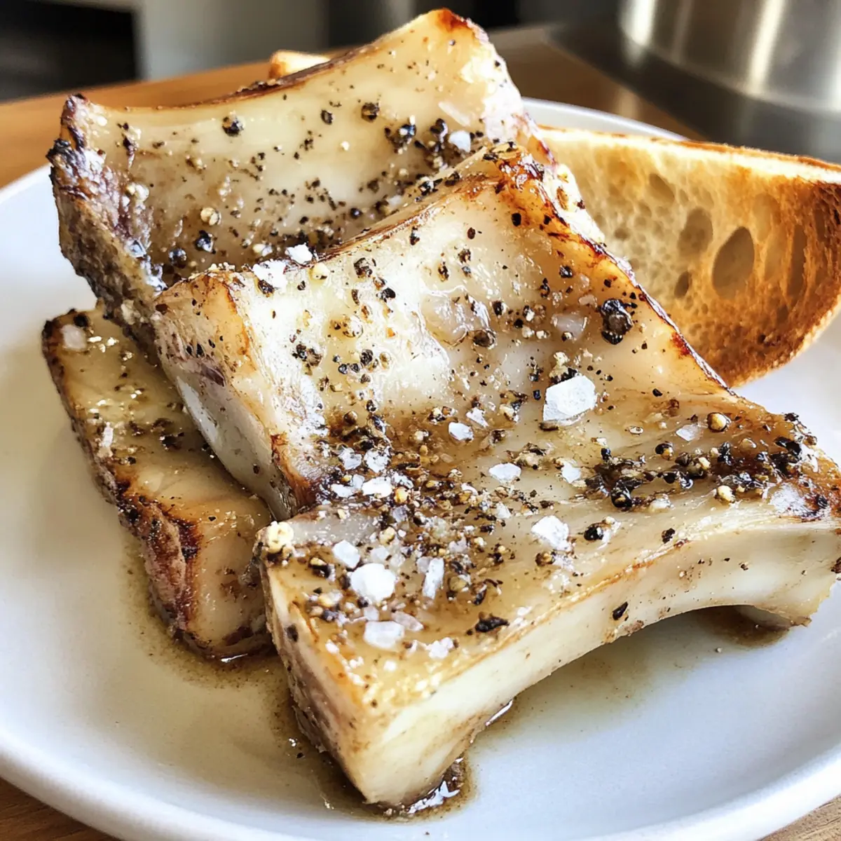 Savor the Richness of Roasted Beef Marrow Bones Delight