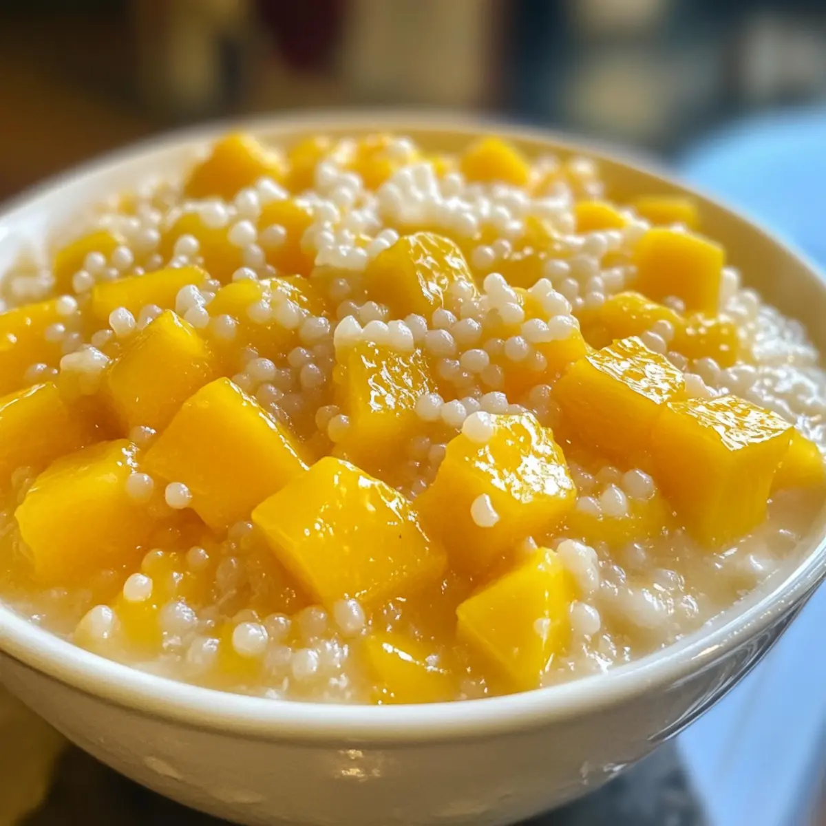 Refreshing Mango Sago: A Tropical Delight in Every Spoonful
