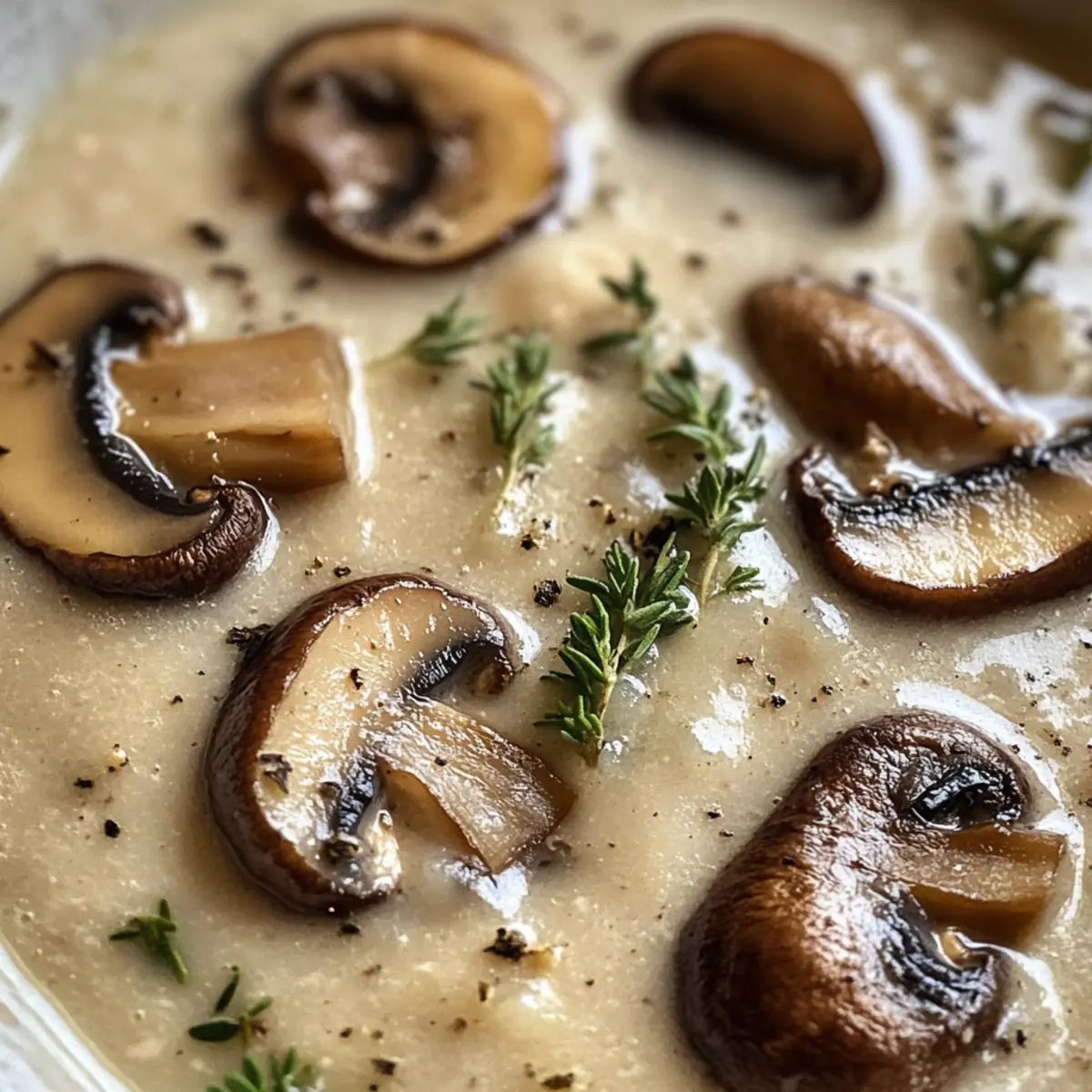 Creamy Double Umami Mushroom Soup for Cozy Days