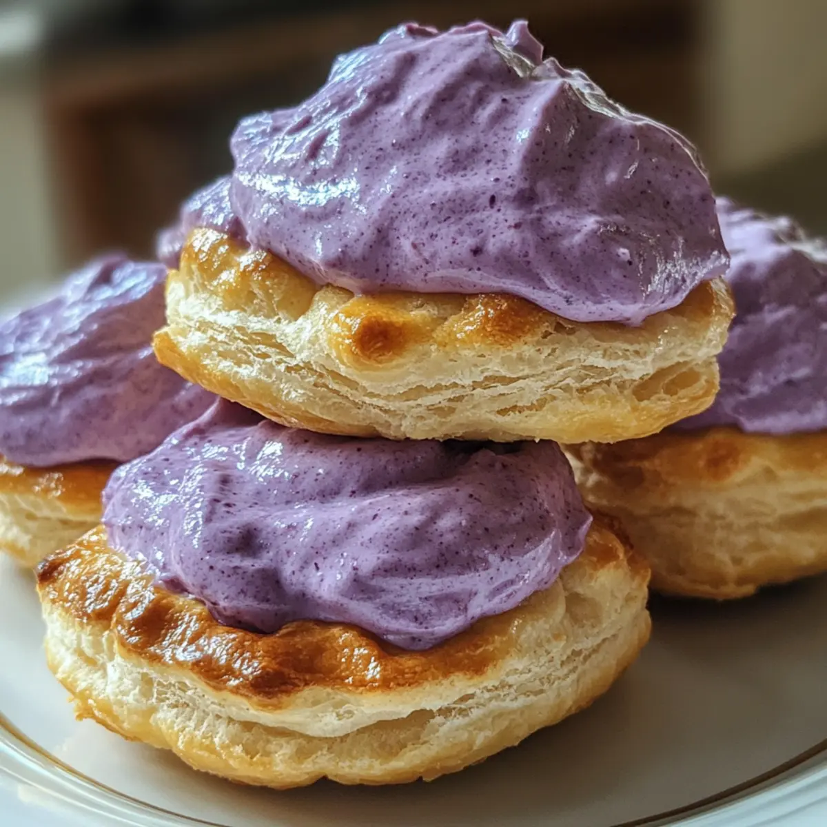 Delicious Ube Cream Puffs That Wow Your Taste Buds