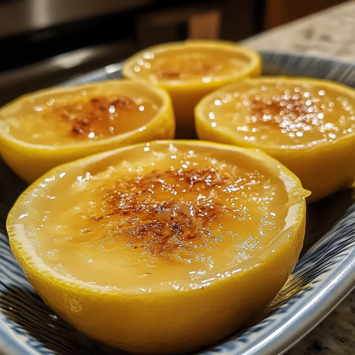 Lemon Posset Brûlée: Easy Egg-Free Delight in Lemon Cups