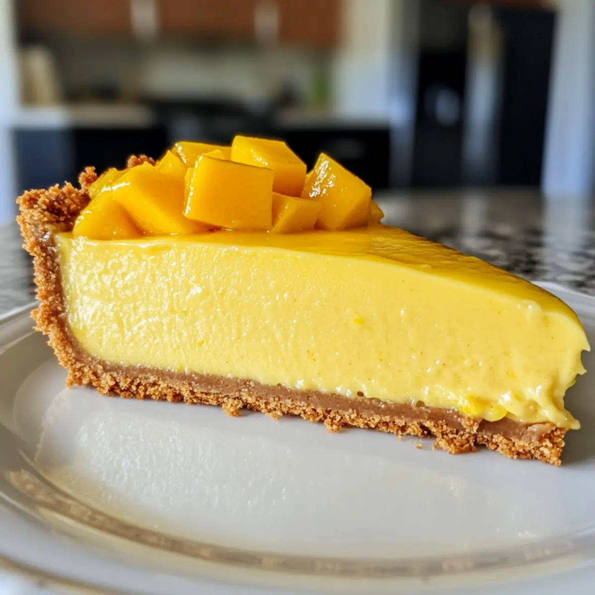Irresistibly Creamy Mango Pie for a Tropical Treat