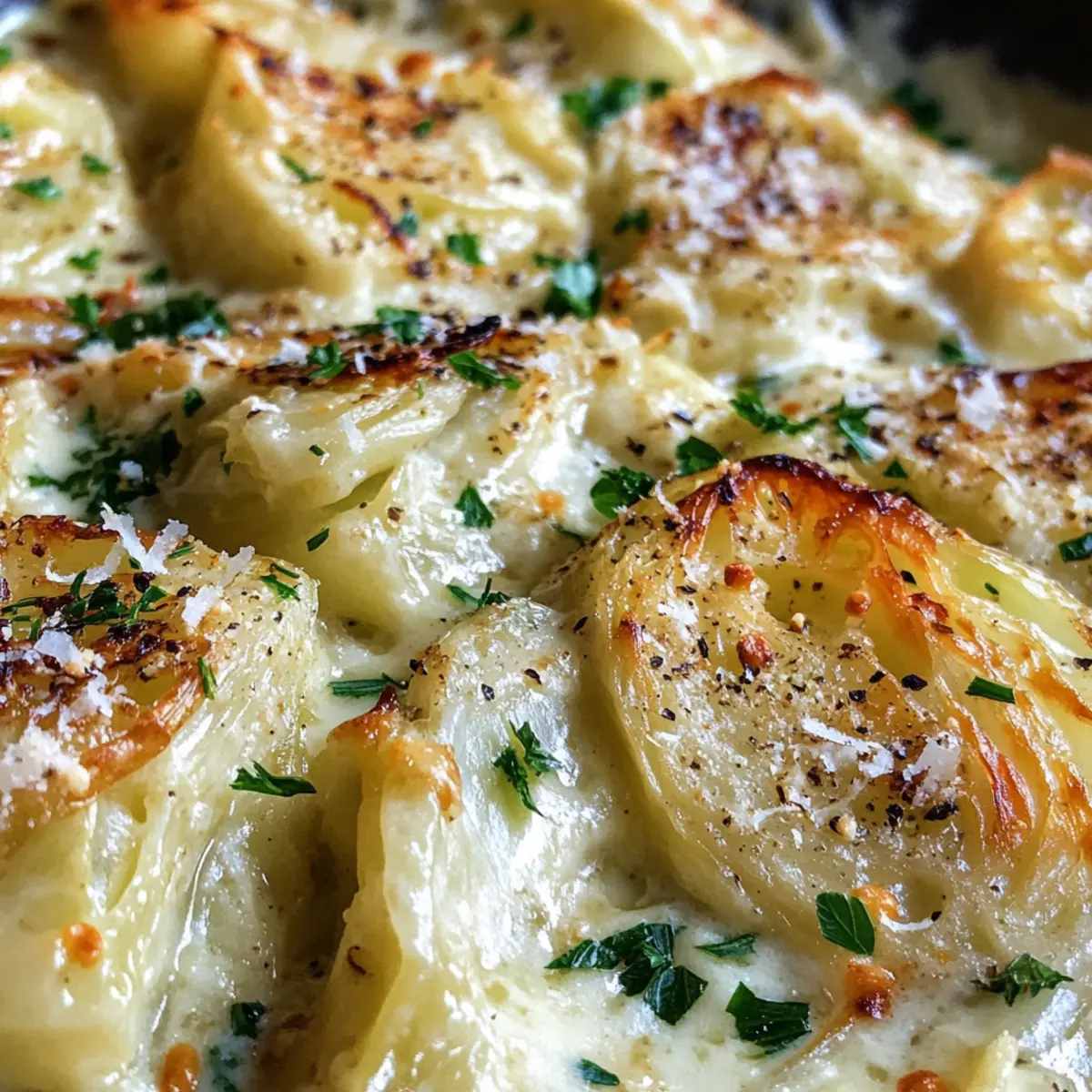Creamy Garlic Parmesan Cabbage: A Comforting Low-Carb Delight