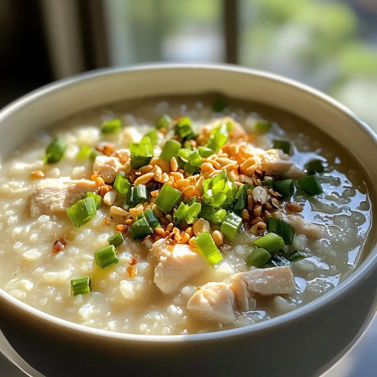 Creamy Chicken Congee – Your Ultimate Comfort Bowl