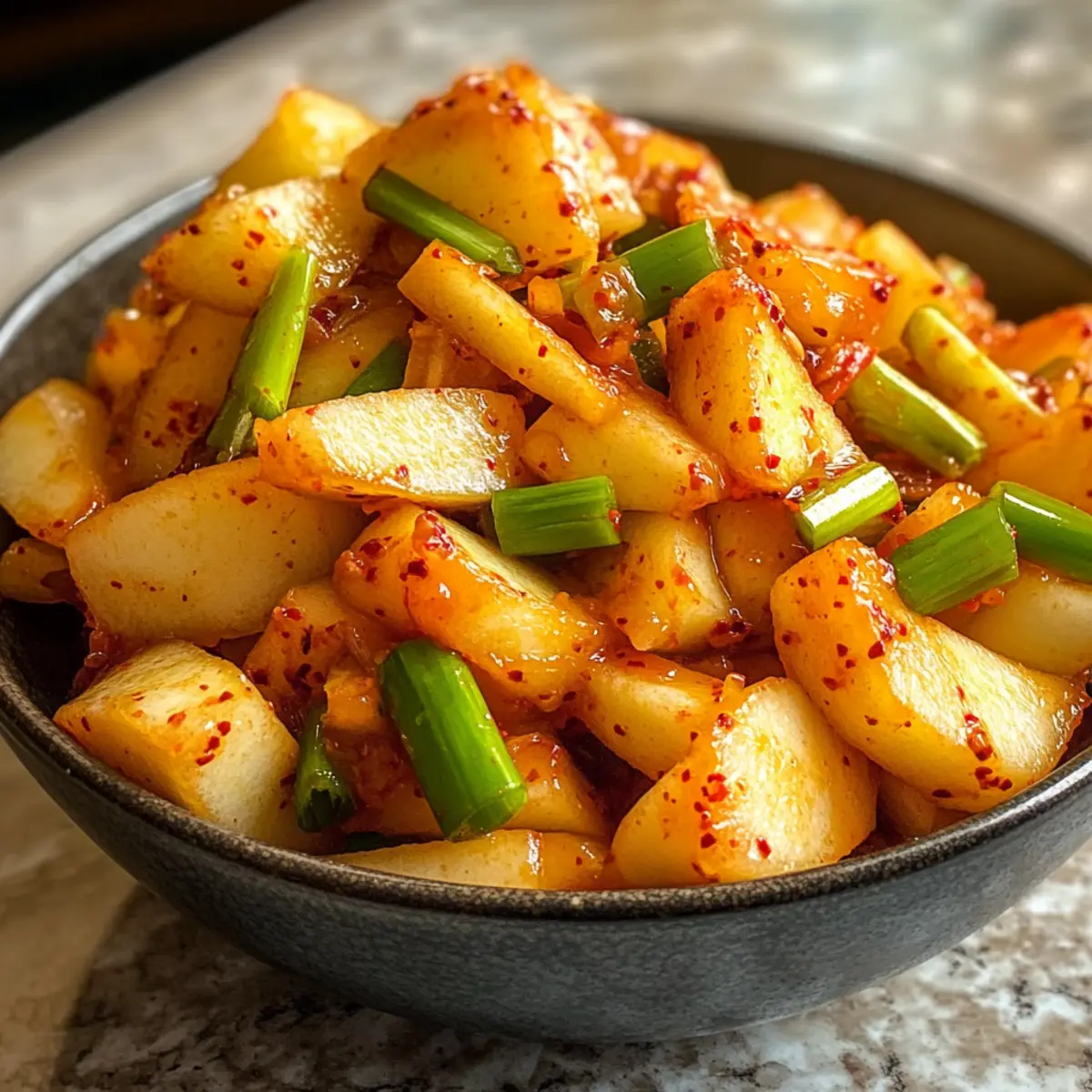 Delicious Apple Kimchi in 20 Minutes – A Fresh Twist!