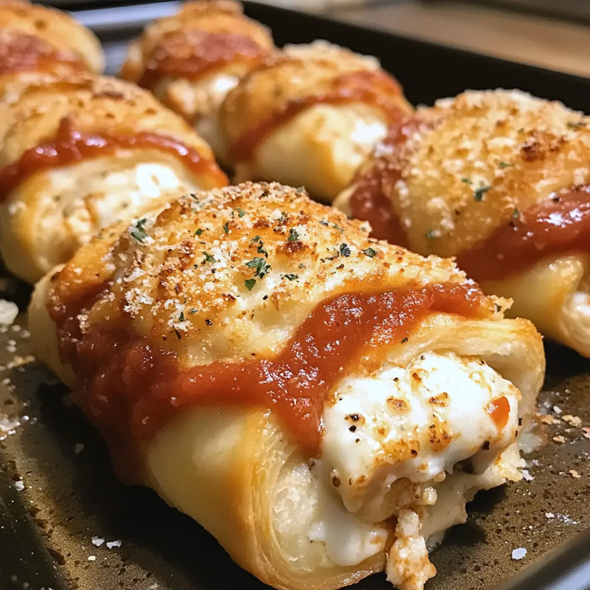 Irresistible Chicken Parmesan Crescent Rolls in Under 30 Minutes