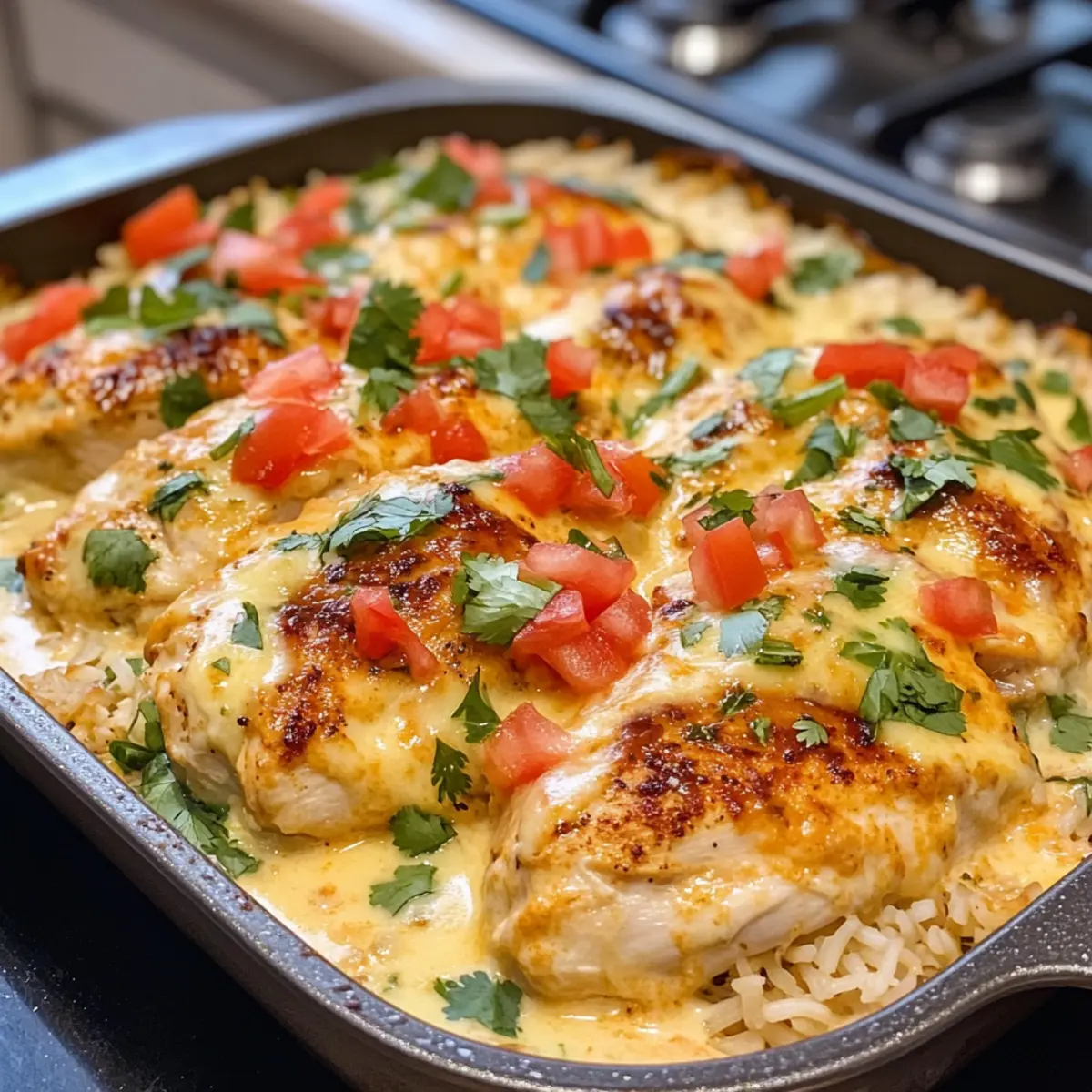 Queso Chicken and Rice Bake for Irresistible Comfort Food Fun