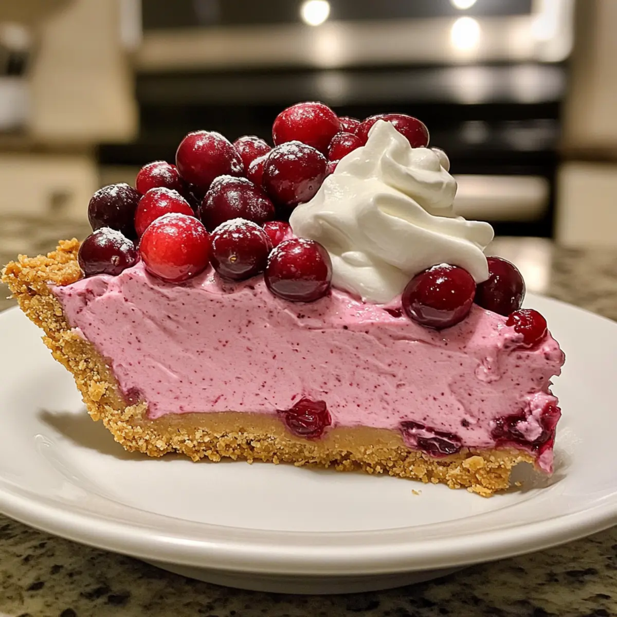 Cranberry Mousse Pie: A Festive No-Bake Delight